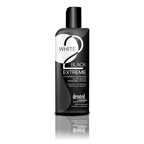 Devoted Creations, White 2 Black Extreme 260 ml - solární kosmetika