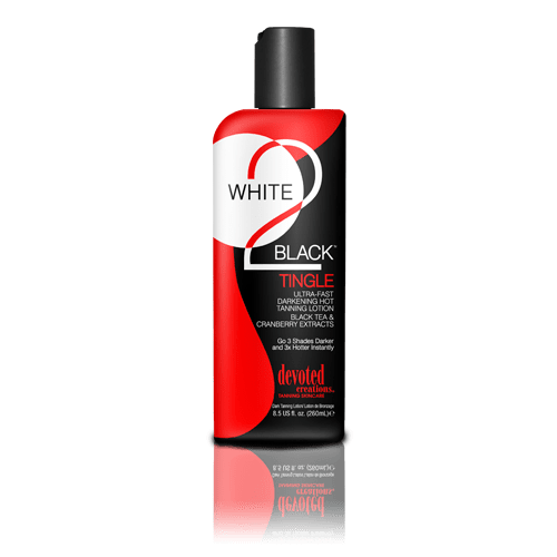 Devoted Creations, White 2 Black Tingle 260 ml - solární kosmetika