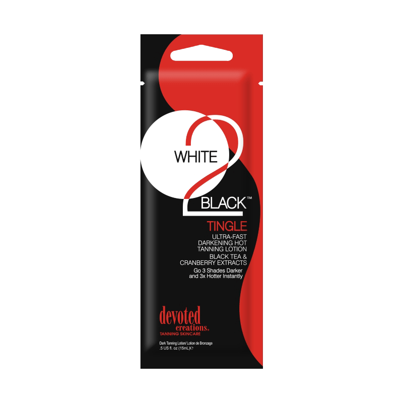 Devoted Creations, White 2 Black Tingle 15 ml - solární kosmetika