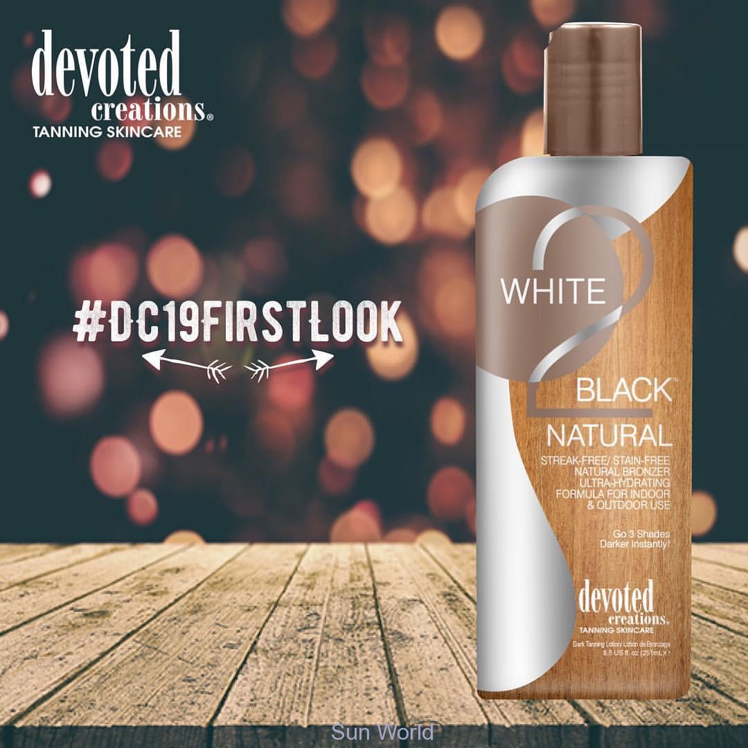 Devoted Creations, White 2 Black Bronze Coconut 15 ml - solární kosmetika