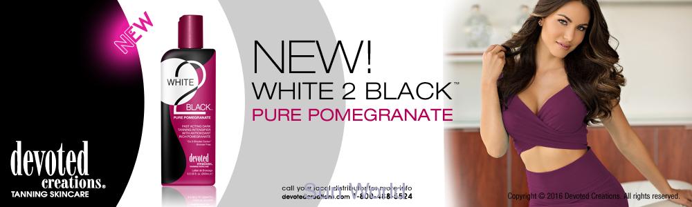 Devoted Creations, White 2 Black Pure Pomegranate 260 ml - solární kosmetika